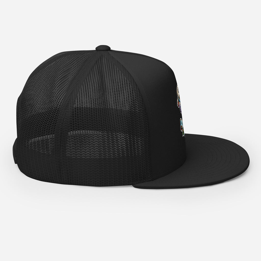 Forever 19 mental health awareness black trucker cap right side