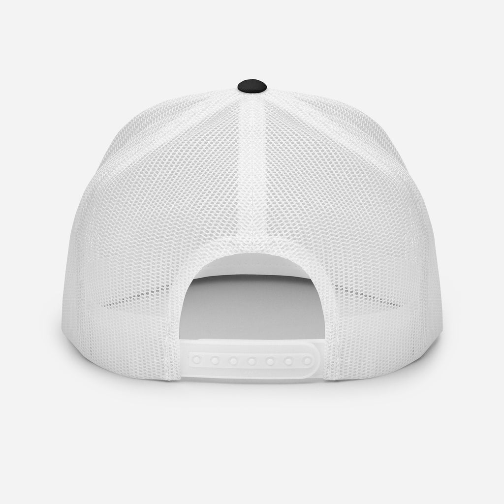 Forever 19 mental health awareness black and white trucker cap back
