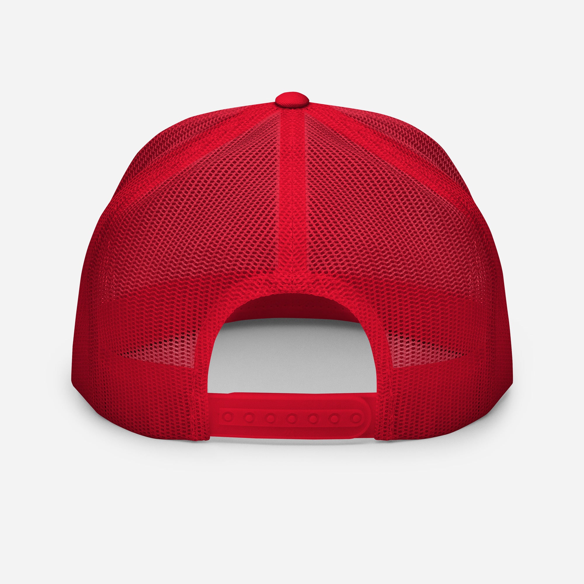 Forever 19 mental health awareness red and white trucker cap back