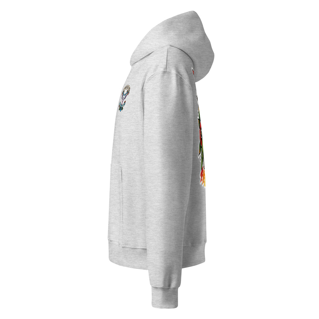 Forever 19 Broken Crayons Still Colour athletic heather hoodie left view