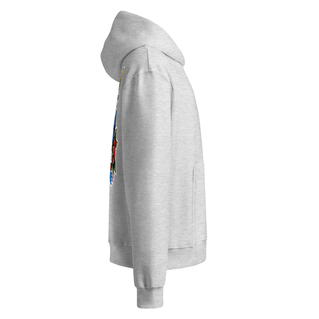 Forever 19 Broken Crayons Still Colour athletic heather hoodie right view