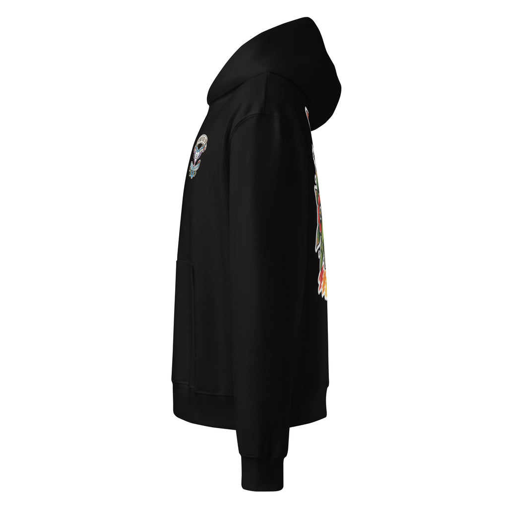 Forever 19 Broken Crayons Still Colour black hoodie left view