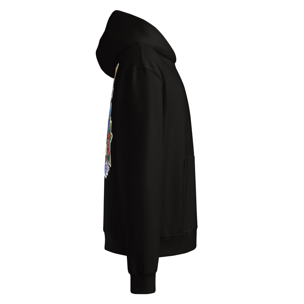 Forever 19 Broken Crayons Still Colour black hoodie right view