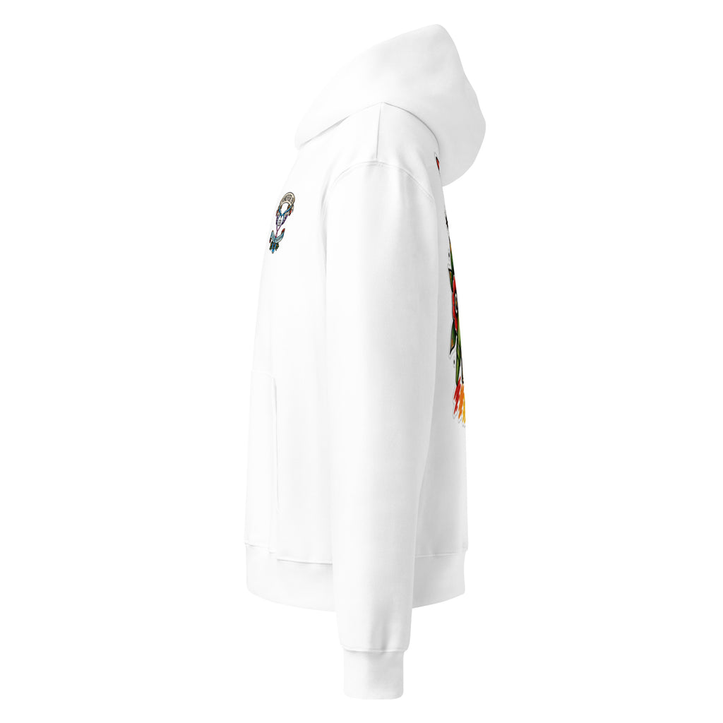 Forever 19 Broken Crayons Still Colour white hoodie left view