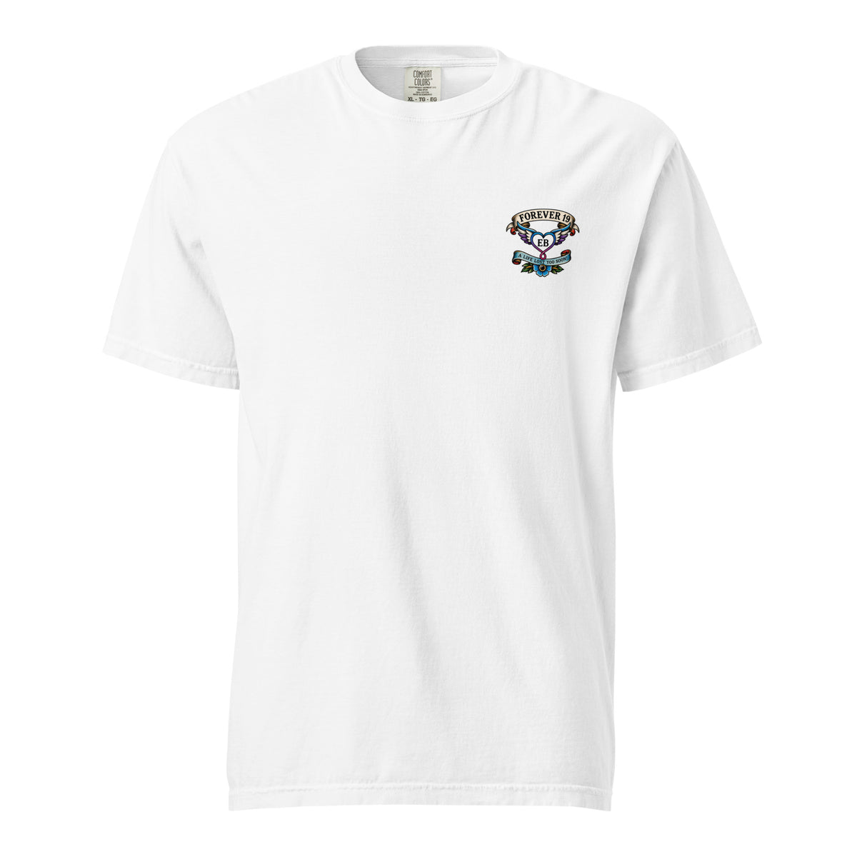Forever 19 Broken Crayons Still Colour white T-shirt front view