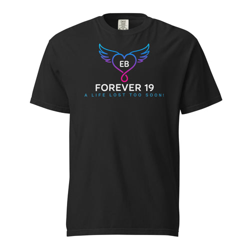 Forever 19 premium mental health awareness black unisex T-shirt front view