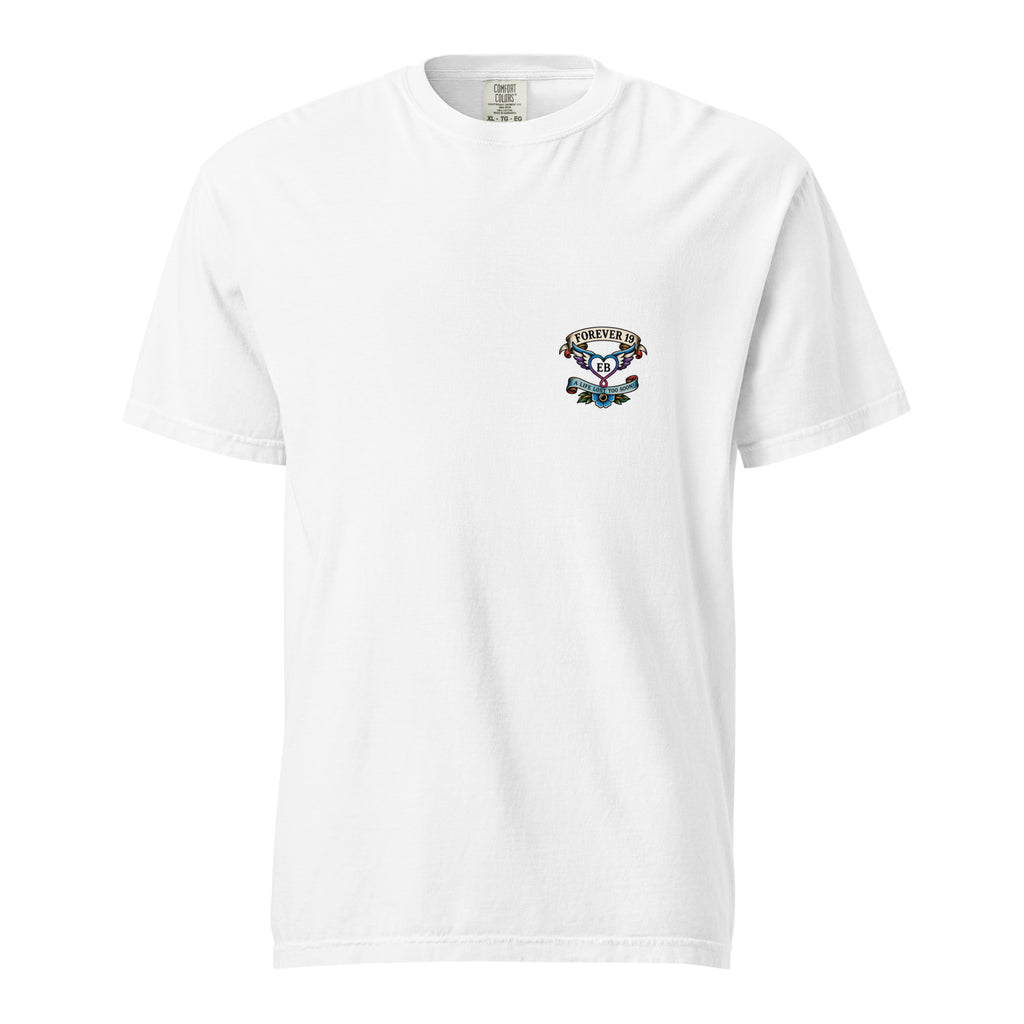 Forever 19 The Darkest Before Dawn unisex T-shirt, White, front view
