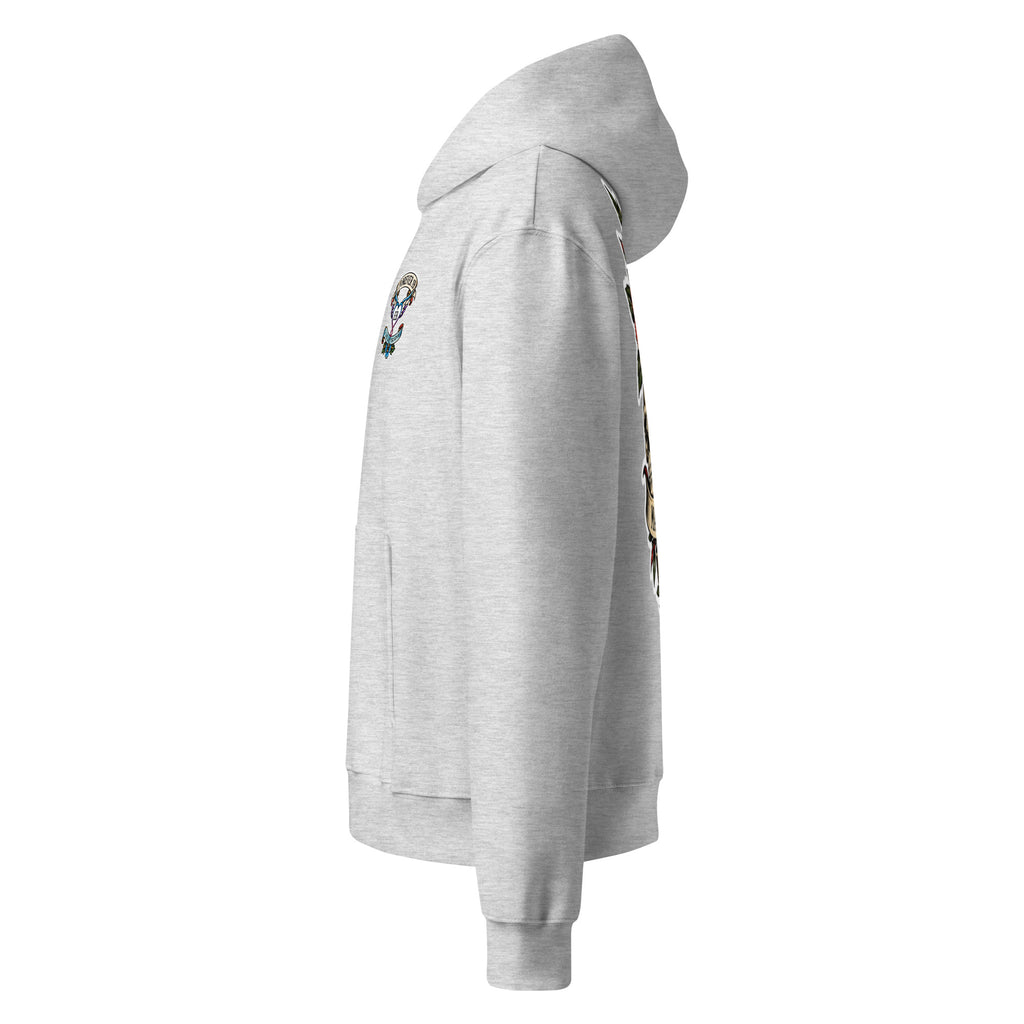 Forever 19 Life's Too Short unisex hoodie, Athletic Heather, left view