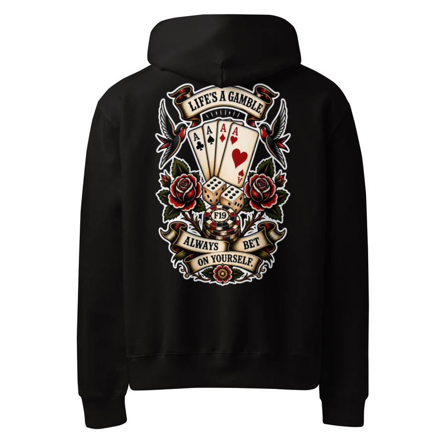 Forever 19 Lifes a Gamble mental health hoodie