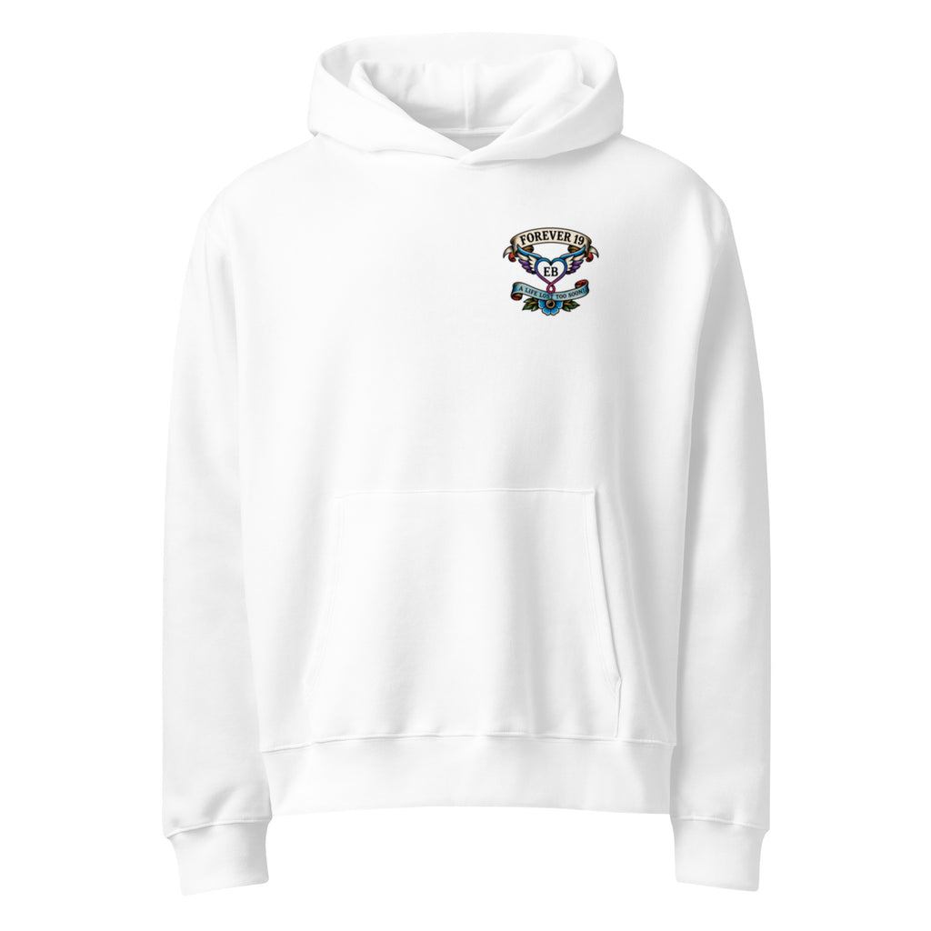 Forever 19 Not All Storms Come To Break You unisex hoodie, White, front view
