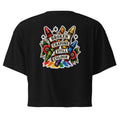 Forever 19 Broken Crayons Still Colour black women's crop T-shirt back