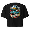 Forever 19 Progress Not Perfection black women's crop T-shirt back