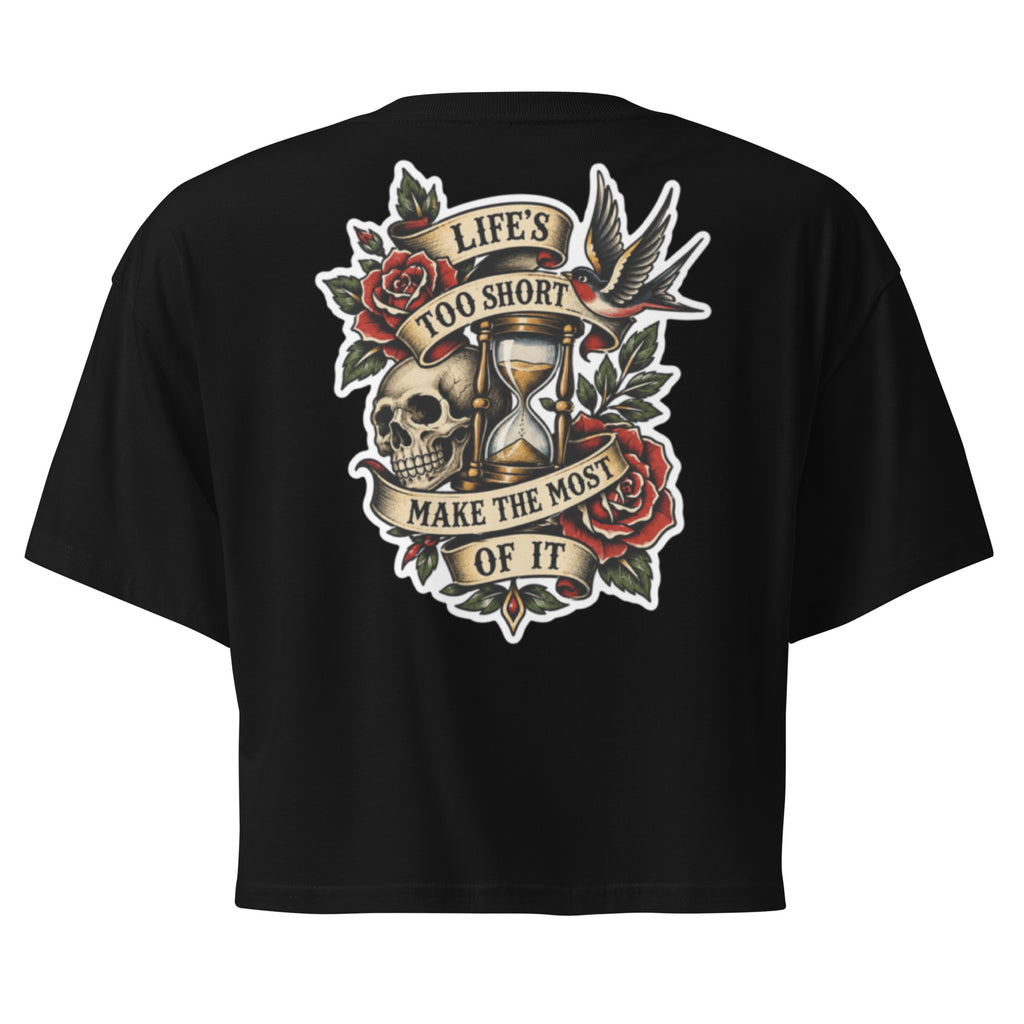 Forever 19 Lifes Too Short women's crop T-shirt