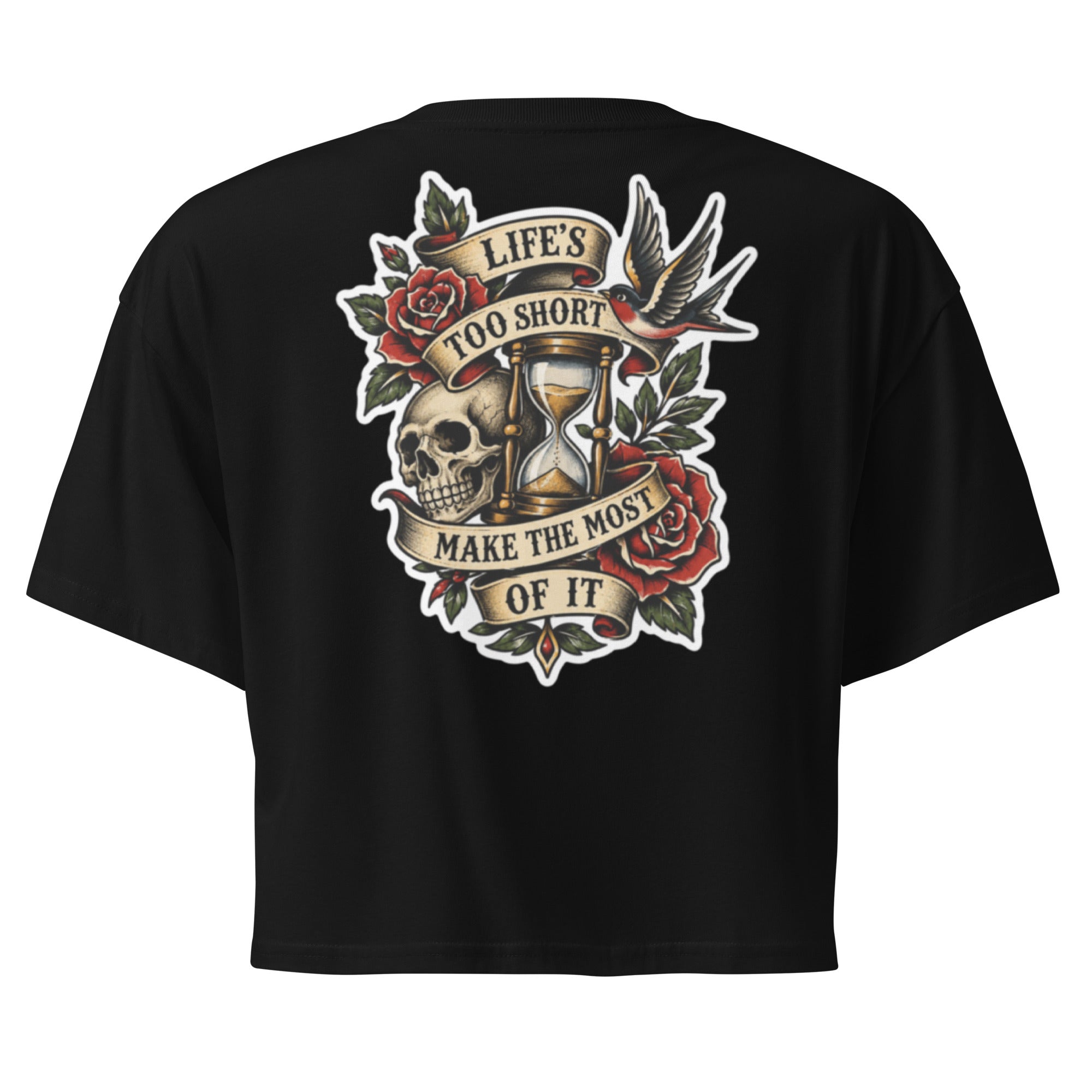Forever 19 Lifes Too Short women's crop T-shirt